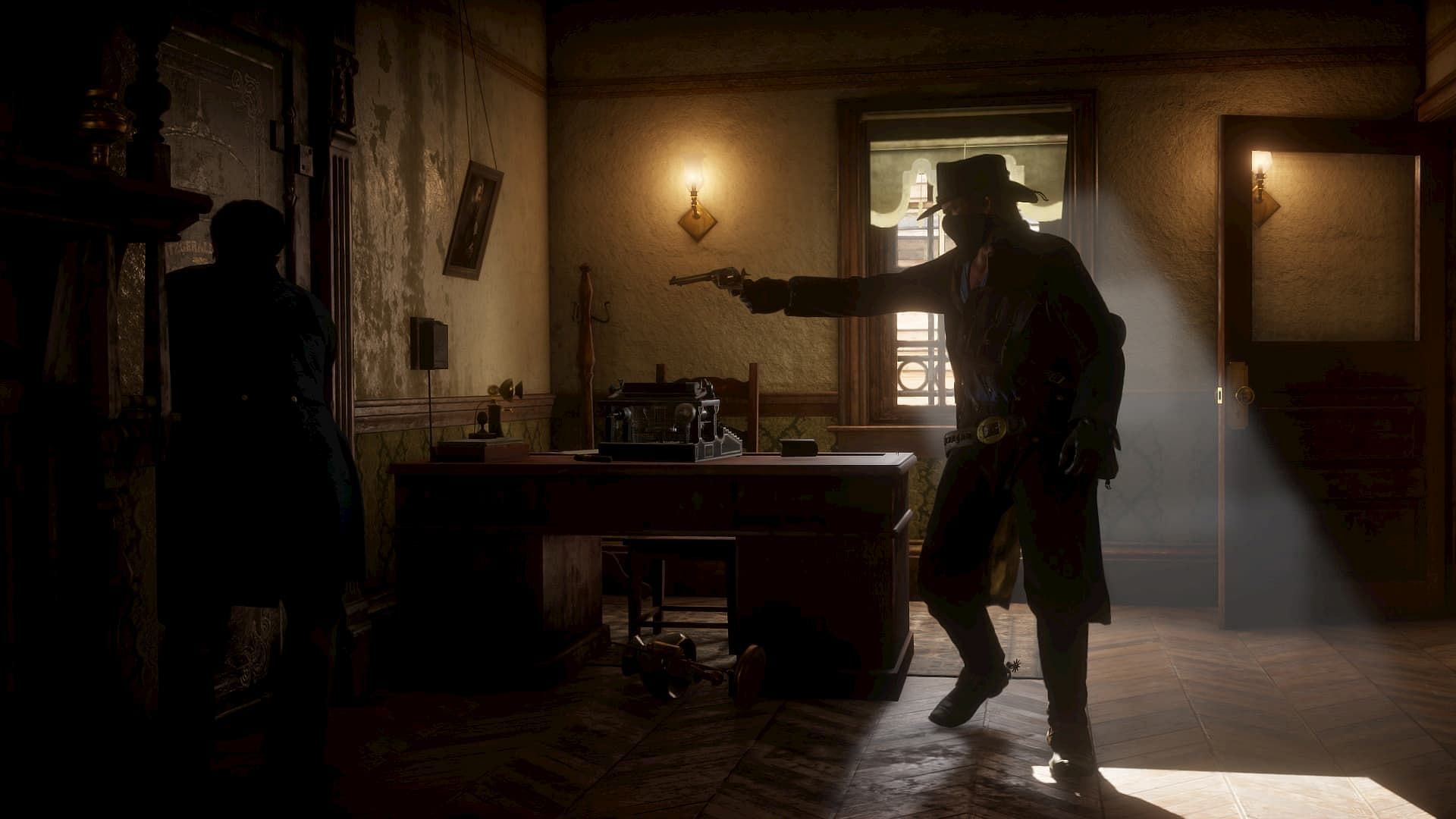 Van der Linde's penchant for mindless violence caused some conflicts among gang members in Red Dead Redemption 2 (Image via Rockstar)